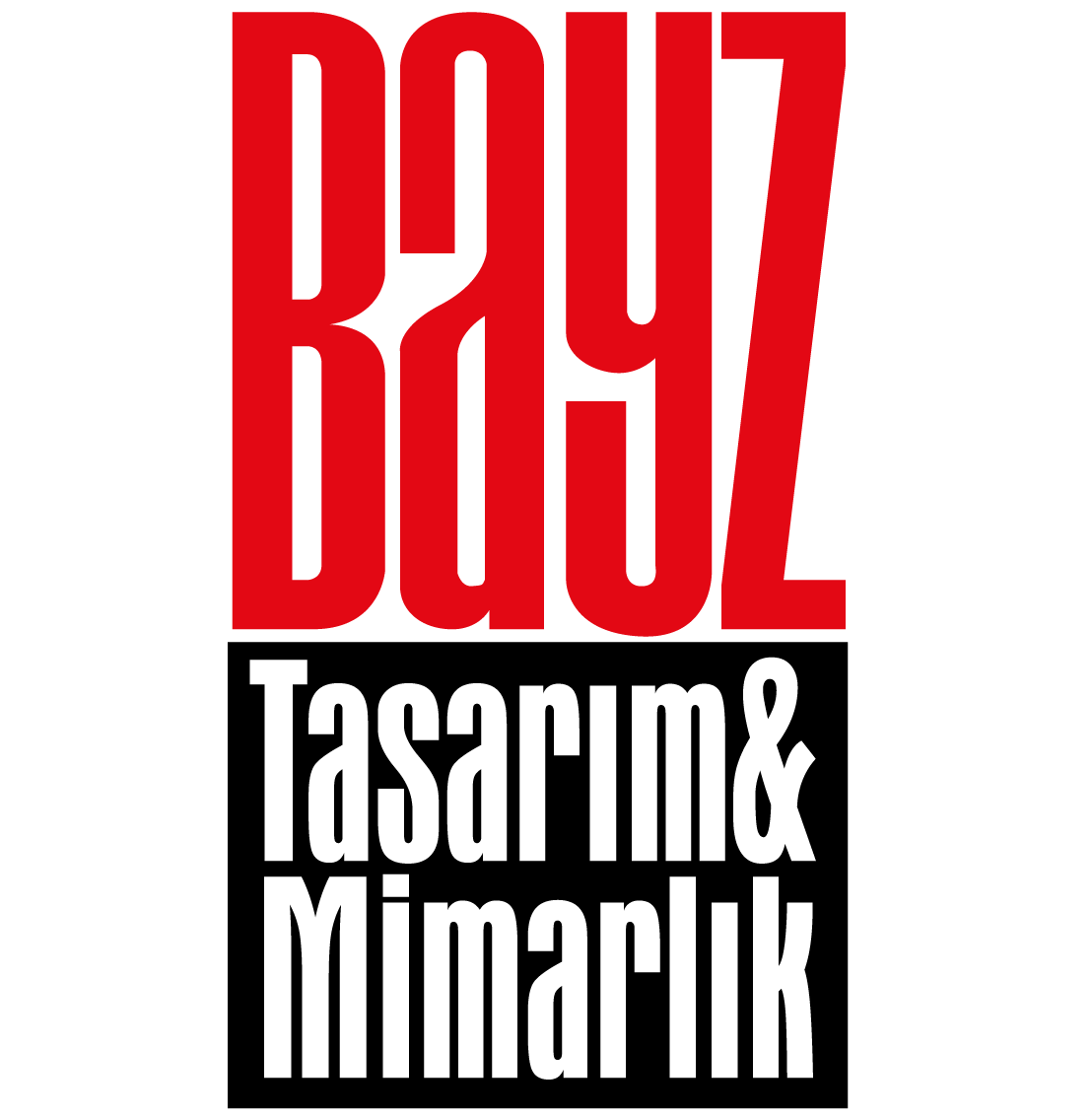 BayZ Tasarım dikey logo