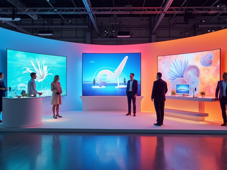 Stand out at events with our exhibition stand design.