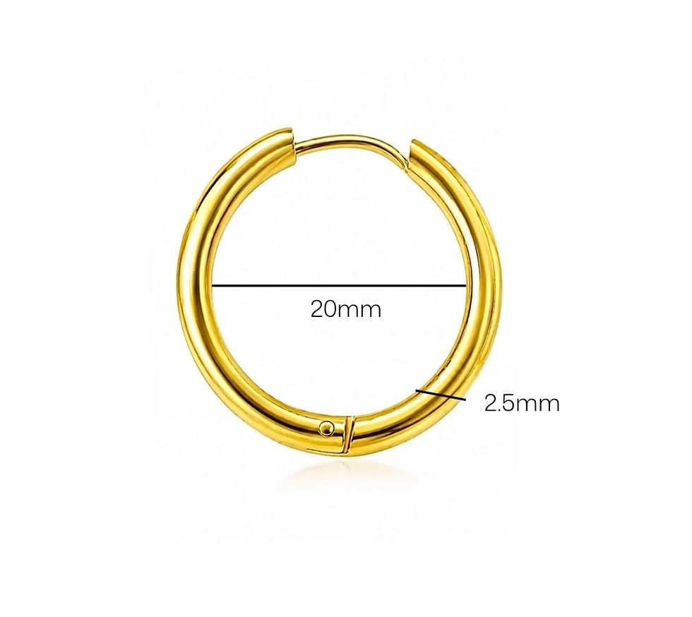Thumbnail: The Earing Collective - 20mm Classic Gold Hoops