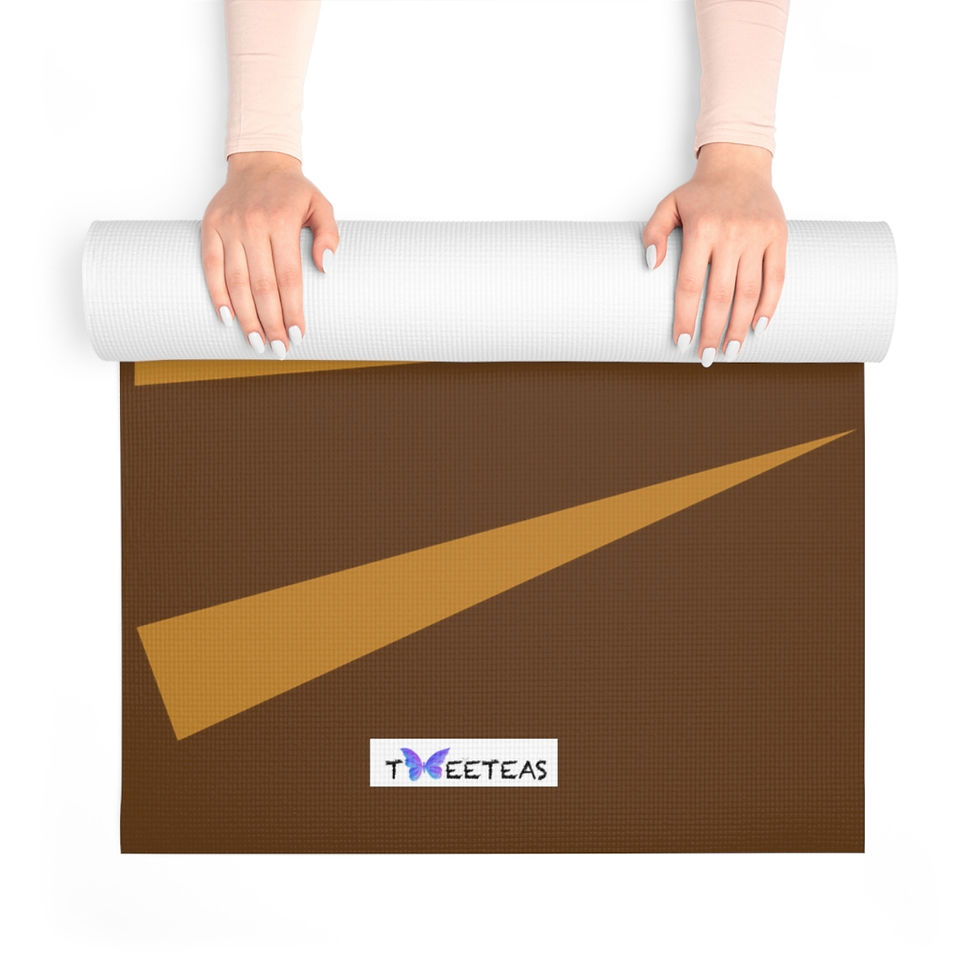 Thumbnail: Earth and Beyond Brown Tweeteas Foam Yoga Mat