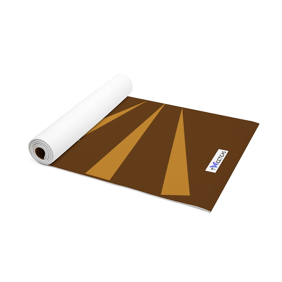 Thumbnail: Earth and Beyond Brown Tweeteas Foam Yoga Mat