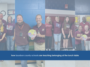 bourbon county schools; no one eats alone