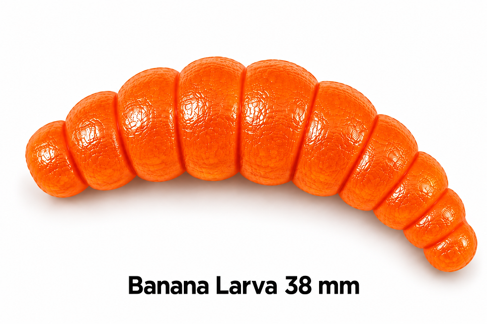 Miniature : Banana Larva 38mm