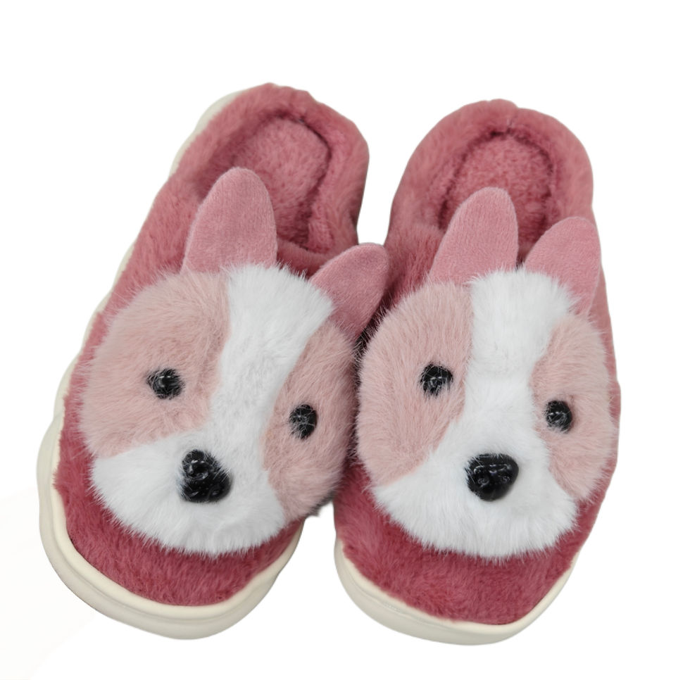 Thumbnail: Women's Winter Fur Slippers, Ultra-Soft Plush Lining, Indoor Outdoor Use