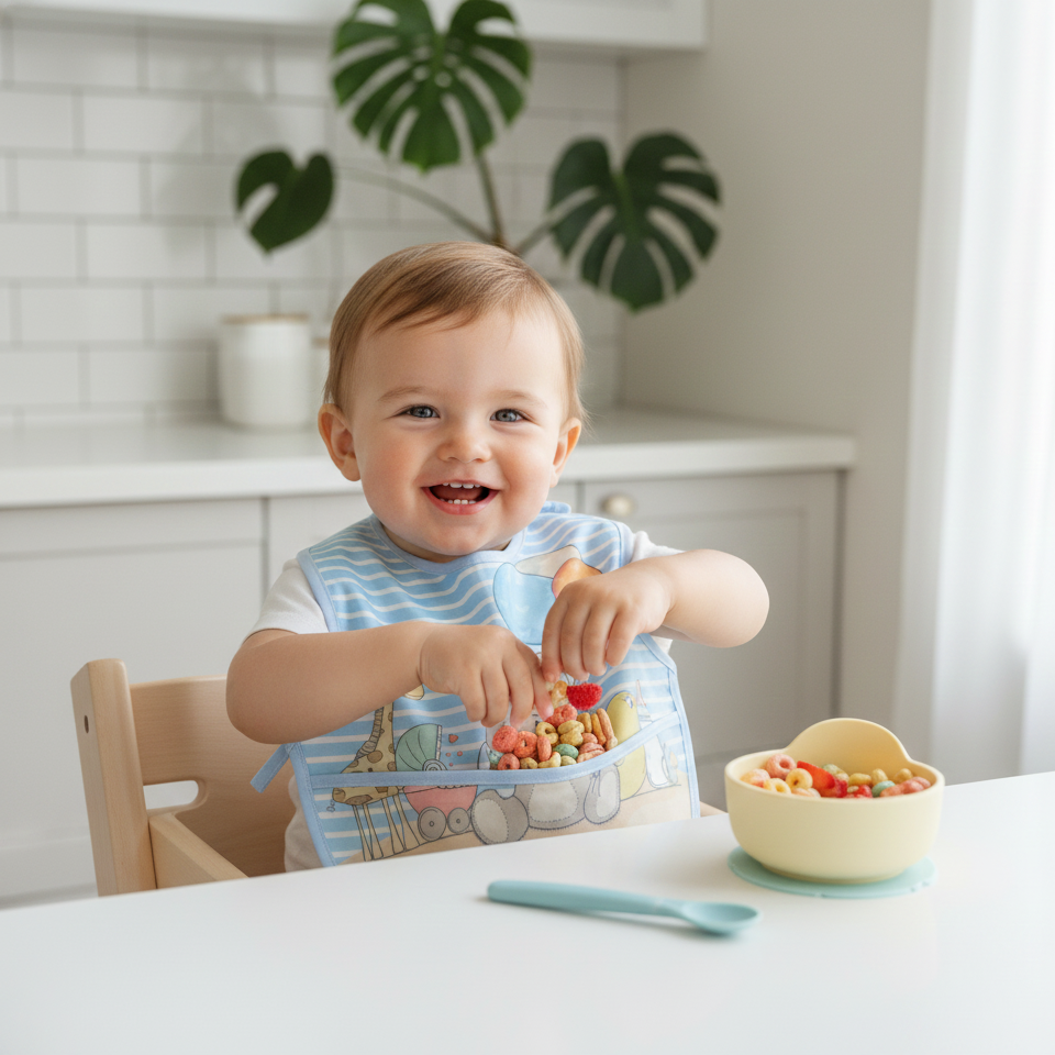 Baby Feeding Bib Set  for 2-3 Years Kids