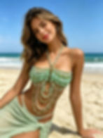 Beads Bra Top