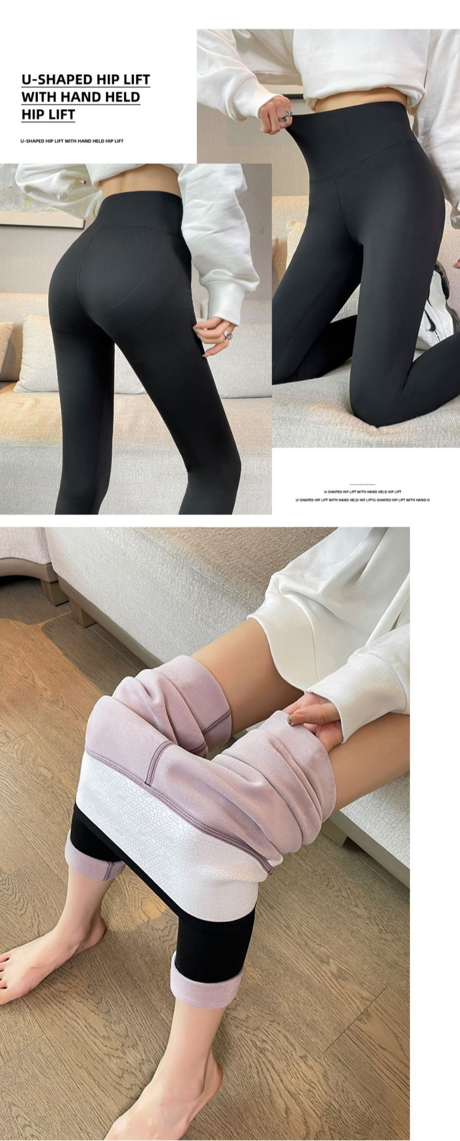 Thumbnail: Shark Barbie High-Waist Fleece Pants