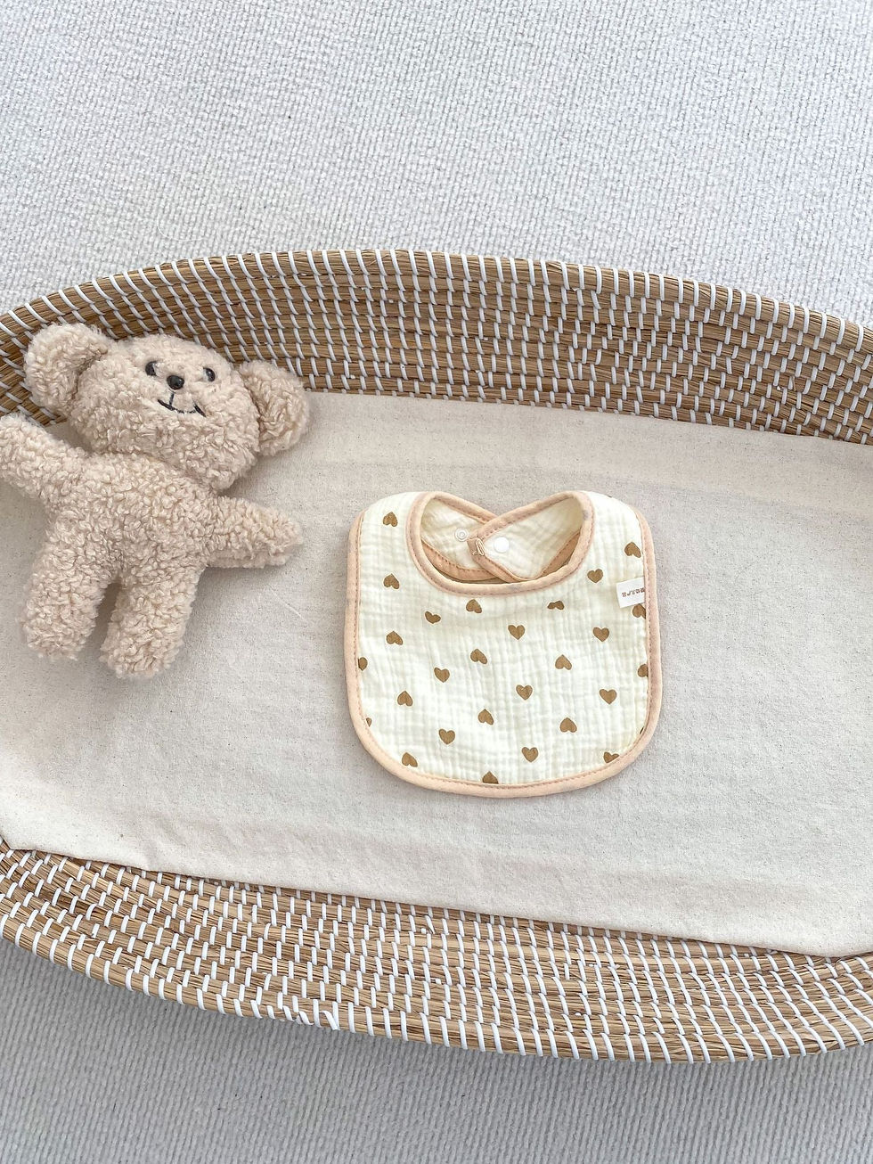 Thumbnail: Adorable Cartoon U-Shaped Cotton Drool Cloth Muslin Bib