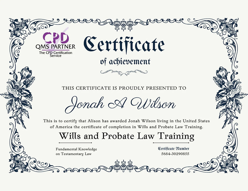 Wills And Probate Law