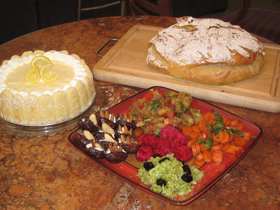 B'Stilla, Antipasto & Lemon Souffle