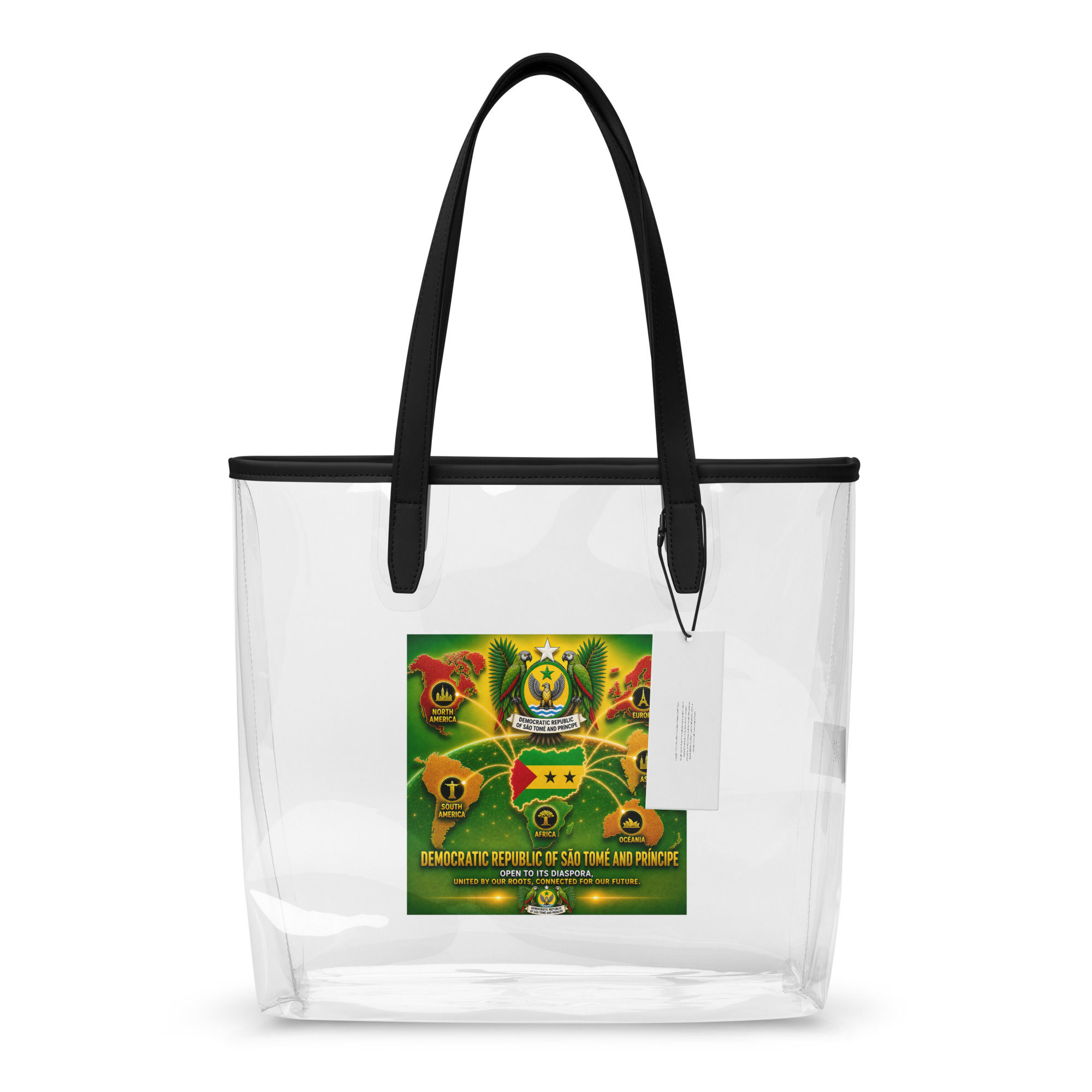 Clear tote bag - São Toméan Diaspora Agency