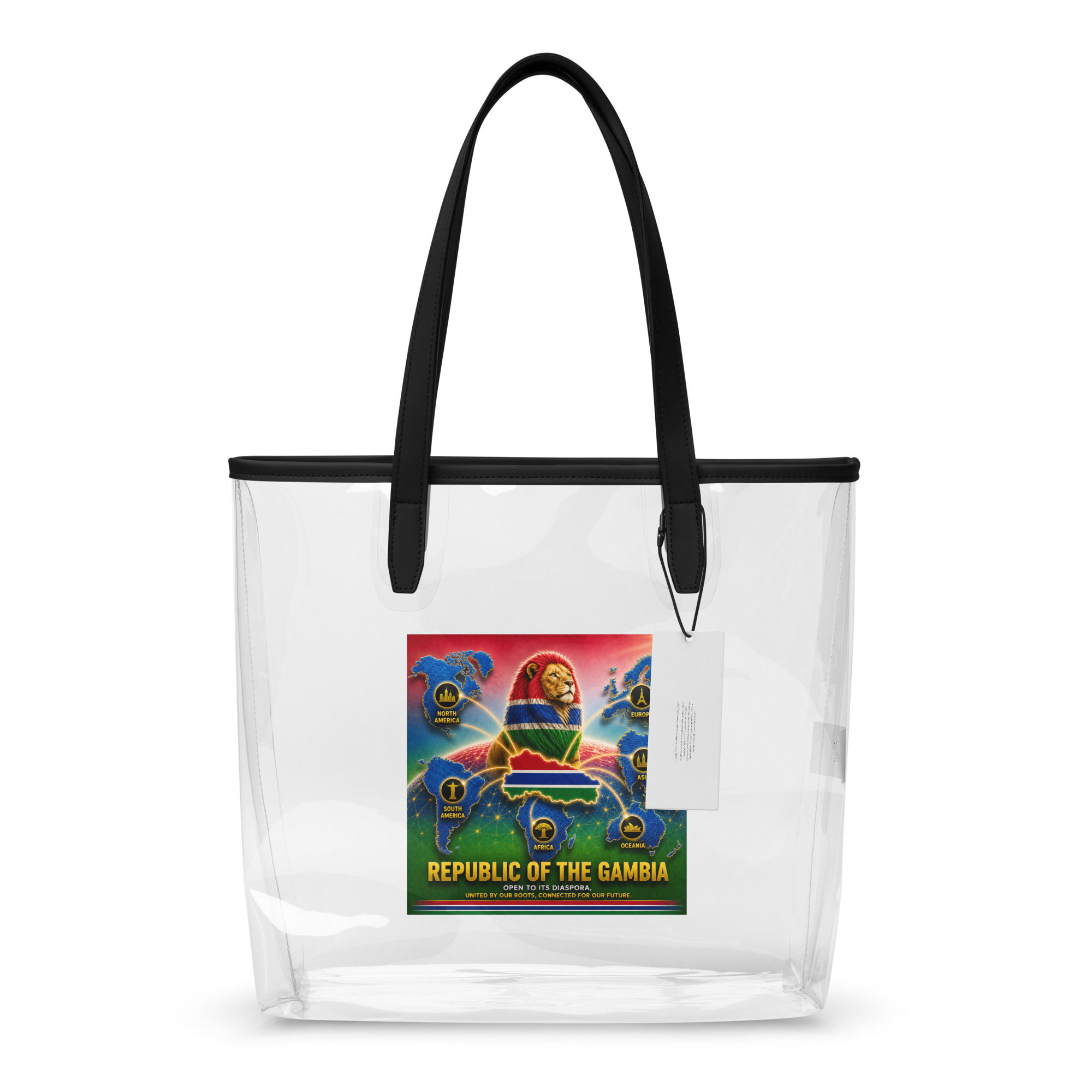 Clear tote bag - Gambian Diaspora Agency