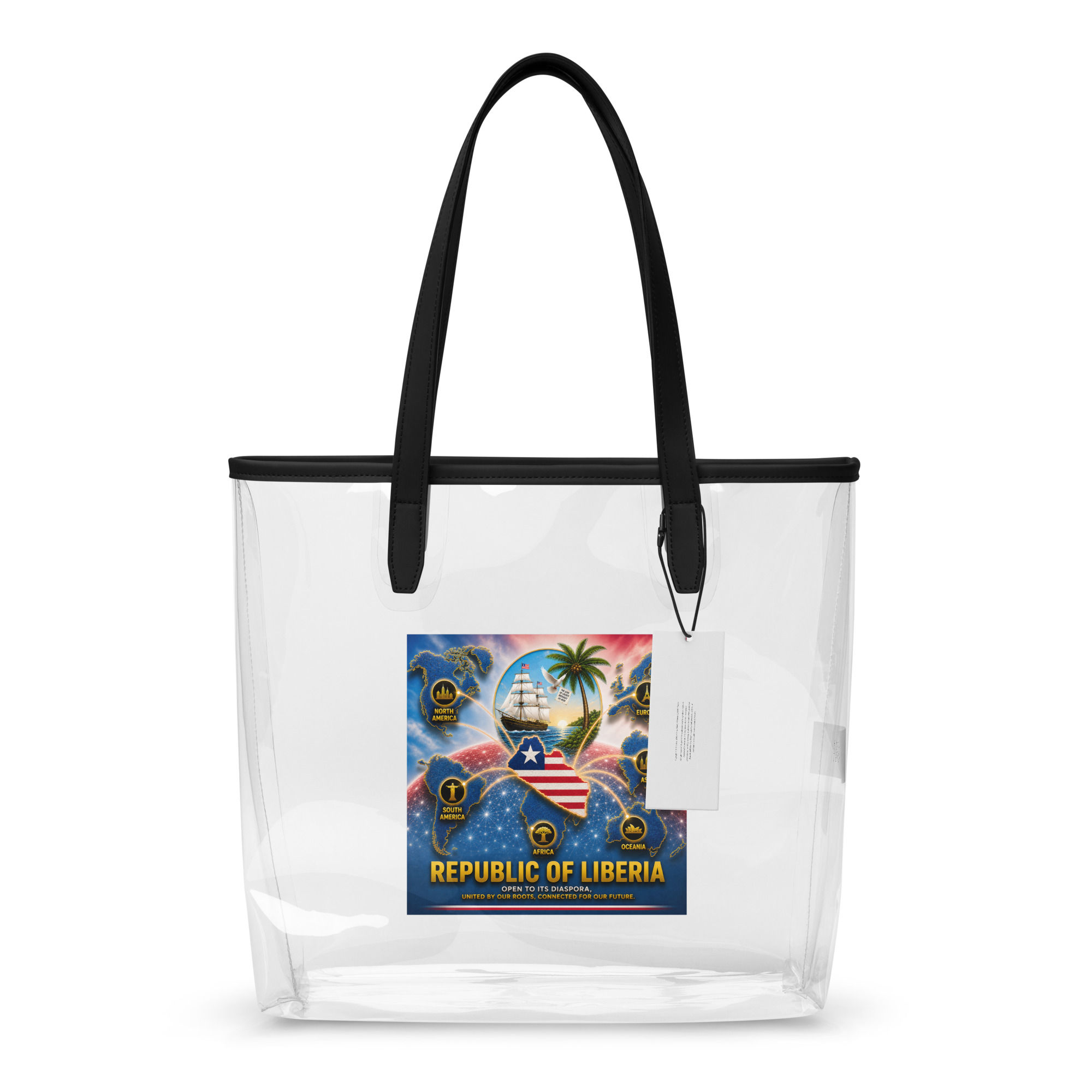 Clear tote bag - Liberian Diaspora Agency