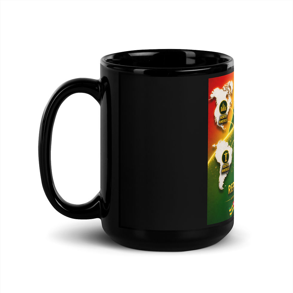 Thumbnail: Black Glossy Mug - Togolese Diaspora Agency