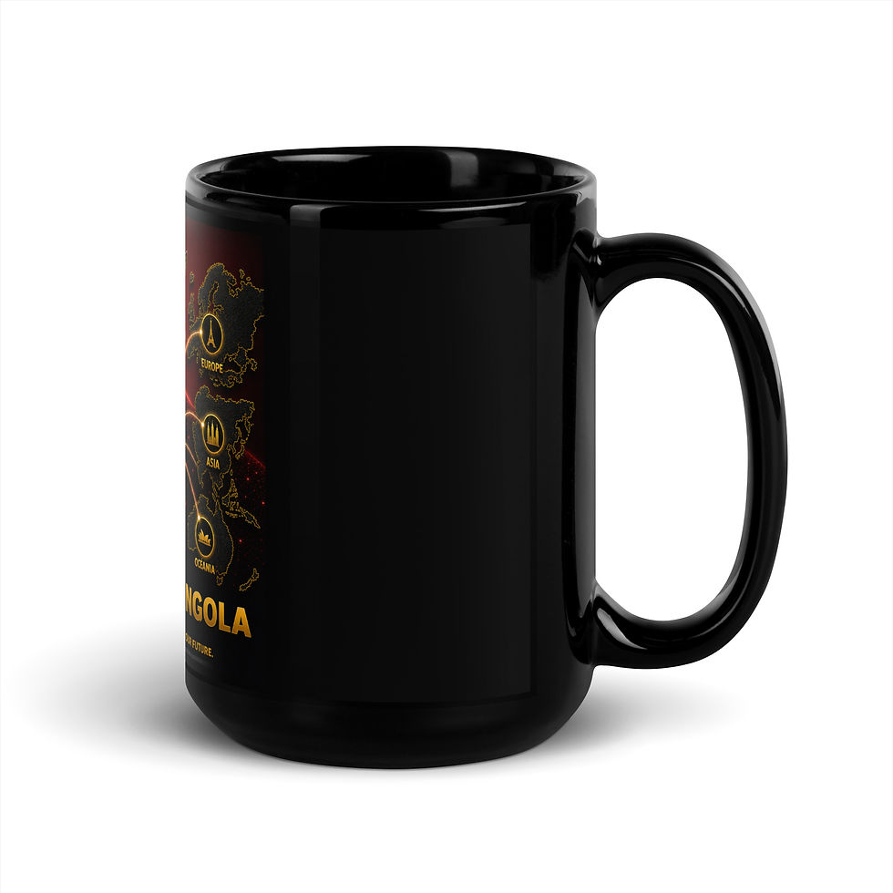 Thumbnail: Black Glossy Mug - Angolan Diaspora Agency