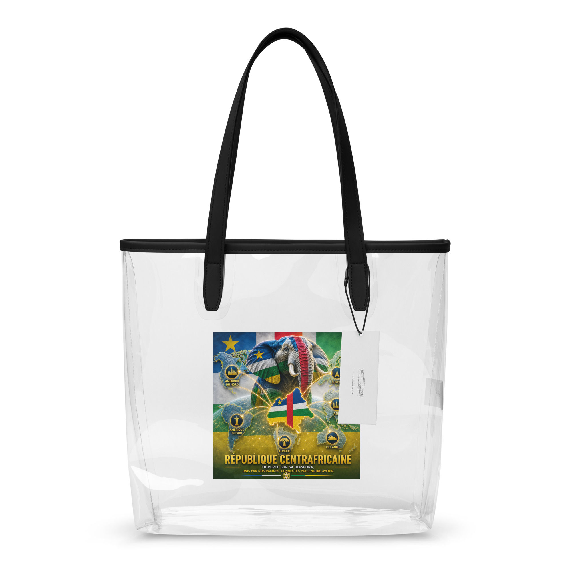 Sac fourre-tout transparent - Agence Diaspora Centrafricaine