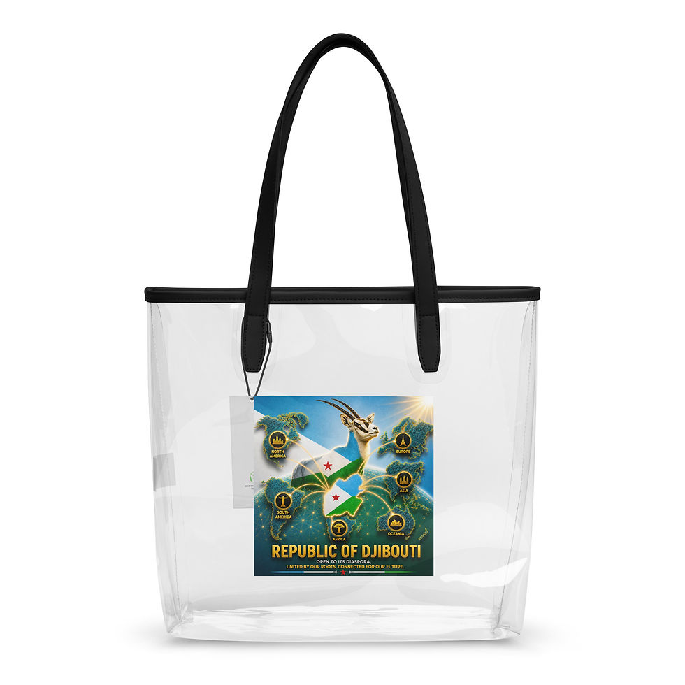 Thumbnail: Clear tote bag - Djiboutian Diaspora Agency