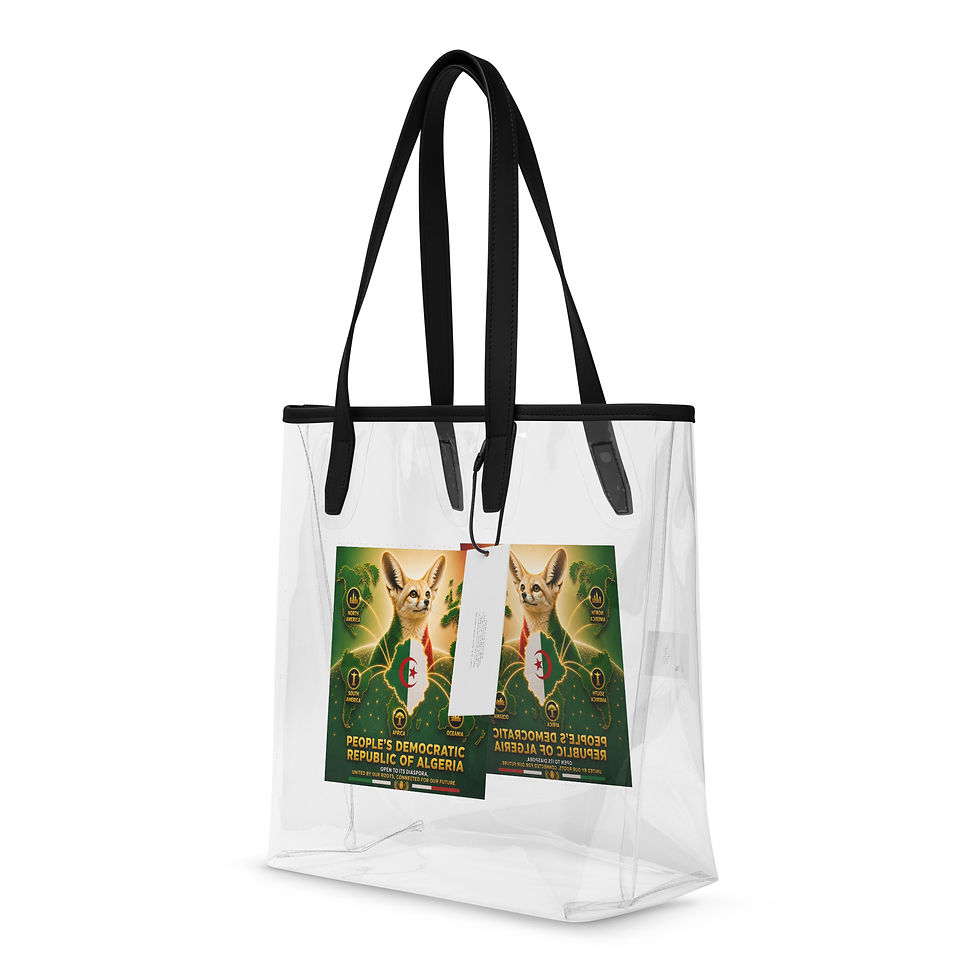 Thumbnail: Clear tote bag - Algerian Diaspora Agency