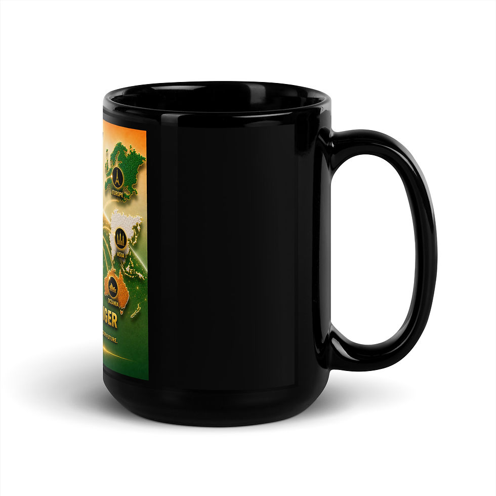 Thumbnail: Black Glossy Mug - Niger Diaspora Agency