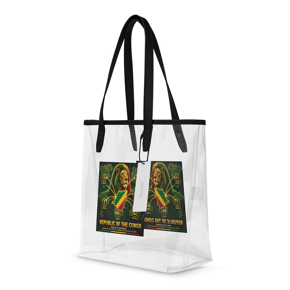Thumbnail: Clear tote bag - Congolese Diaspora Agency (Brazzaville)