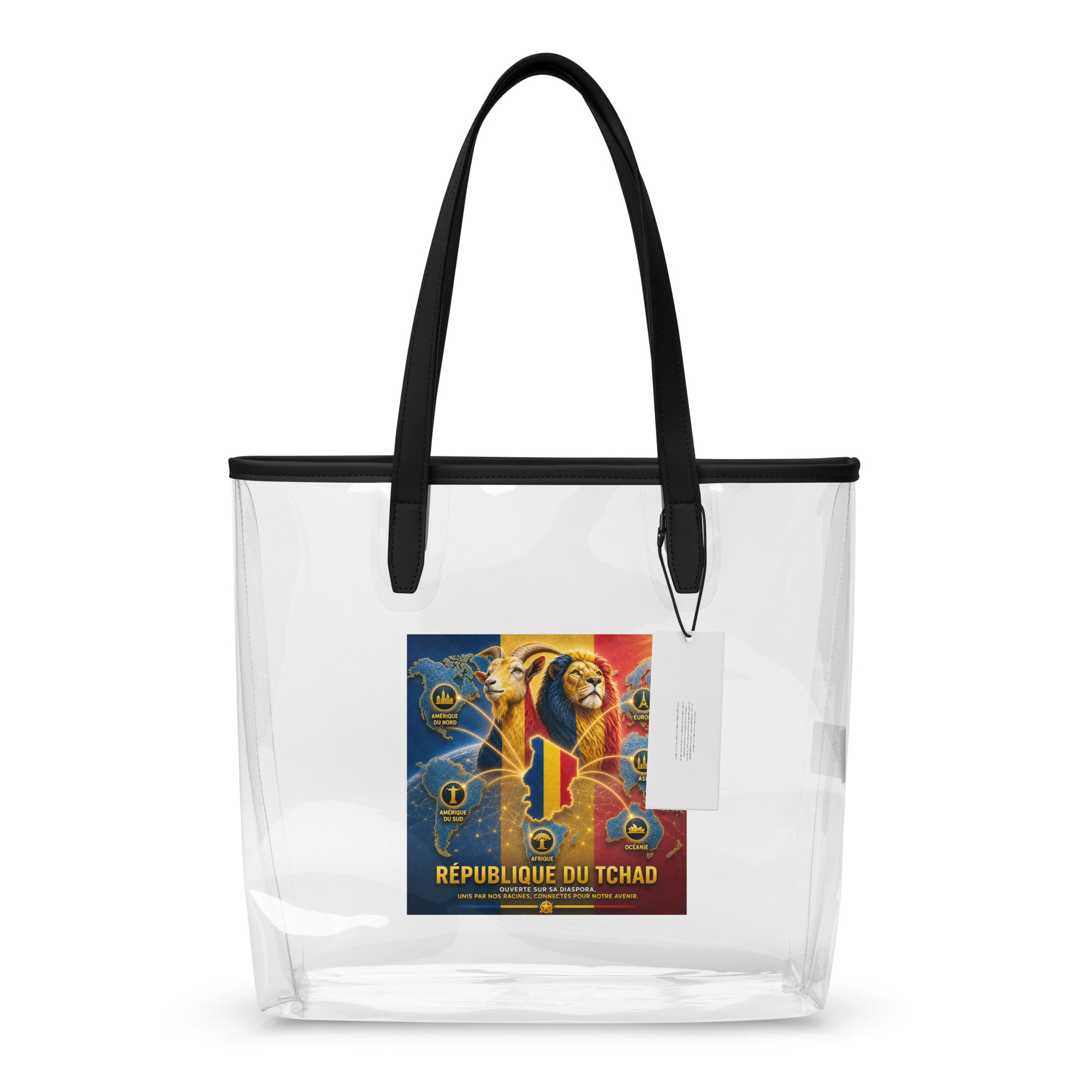 Sac fourre-tout transparent - Agence Diaspora Tchadienne