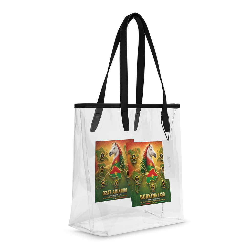 Thumbnail: Clear tote bag - Burkinabe Diaspora Agency