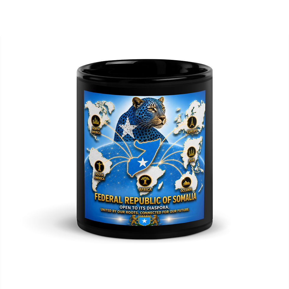 Thumbnail: Black Glossy Mug - Somali Diaspora Agency