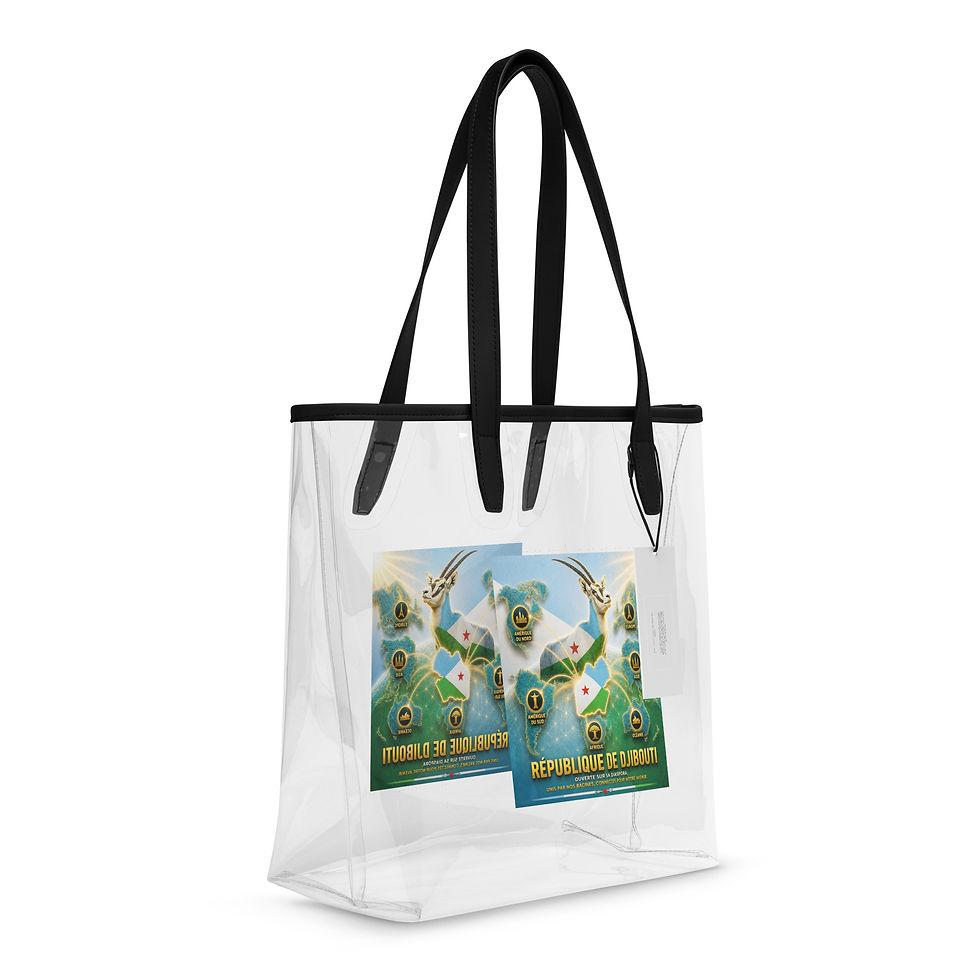 Thumbnail: Sac fourre-tout transparent - Agence Diaspora Djiboutienne