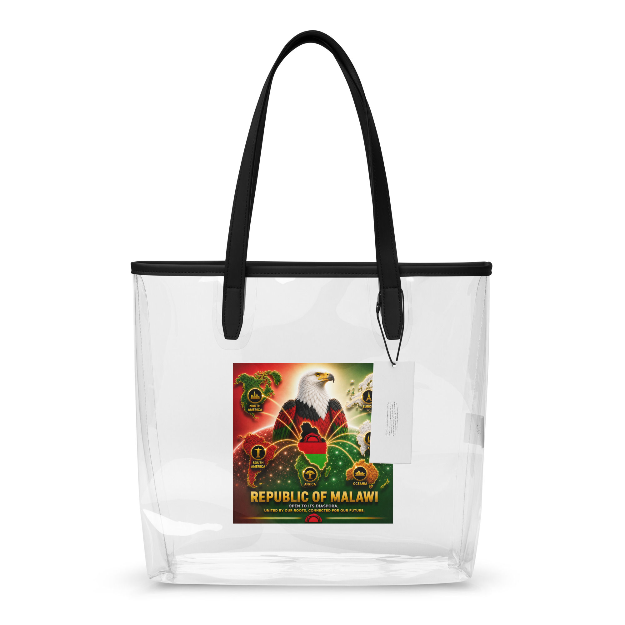 Clear tote bag - Malawi Diaspora Agency