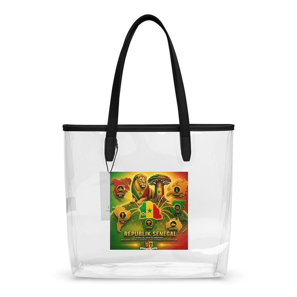 Thumbnail: Sac Tote bu leer - Bërabu liggéeyukaay  Diaspora Sénégalais