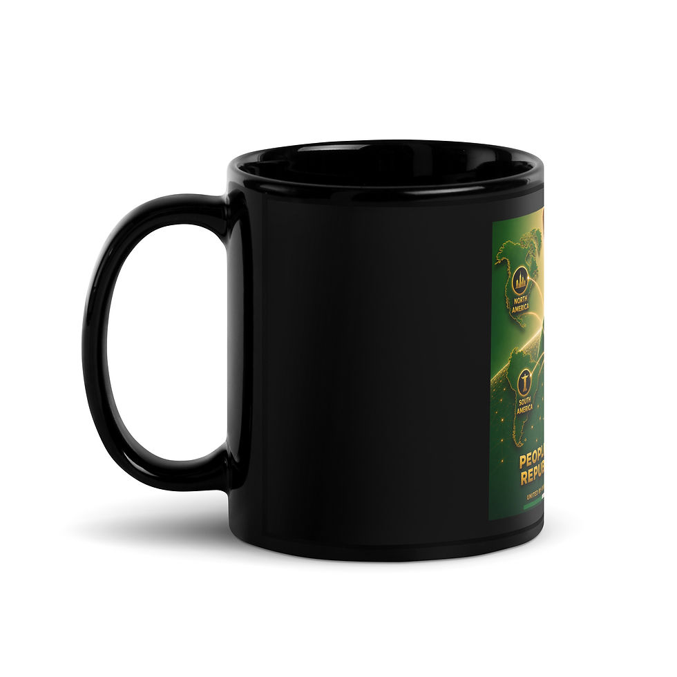 Thumbnail: Black Glossy Mug - Algerian Diaspora Agency