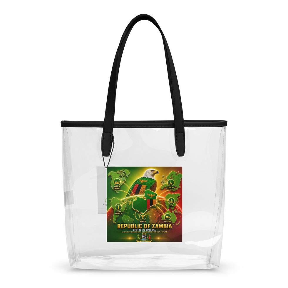 Thumbnail: Clear tote bag - Zambian Diaspora Agency