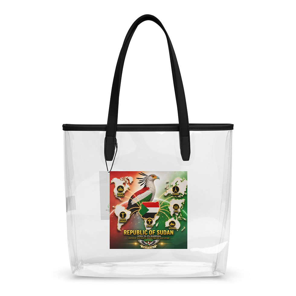 Thumbnail: Clear tote bag - Sudanese Diaspora Agency