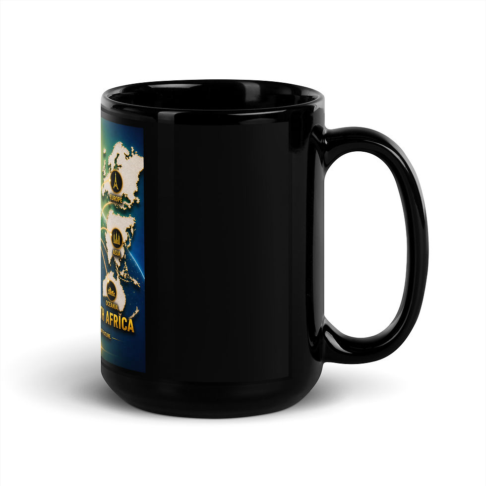 Thumbnail: Black Glossy Mug - South African Diaspora Agency