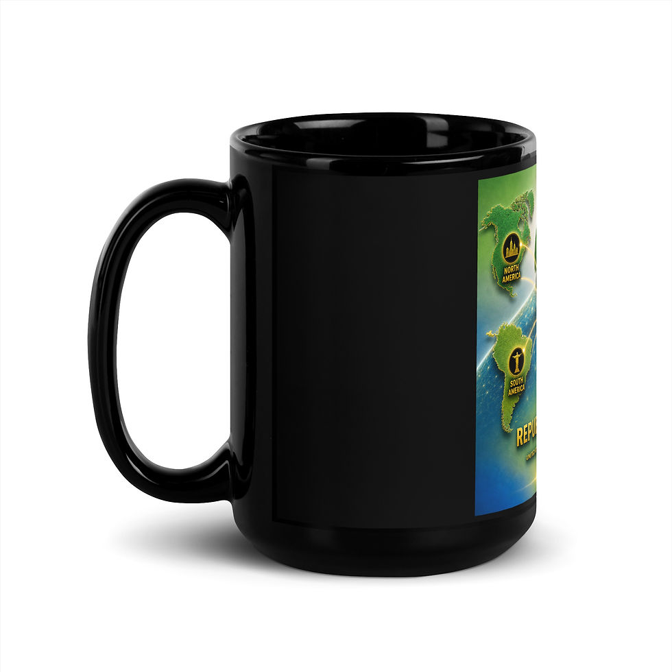 Thumbnail: Black Glossy Mug - Sierra Leonese Diaspora Agency