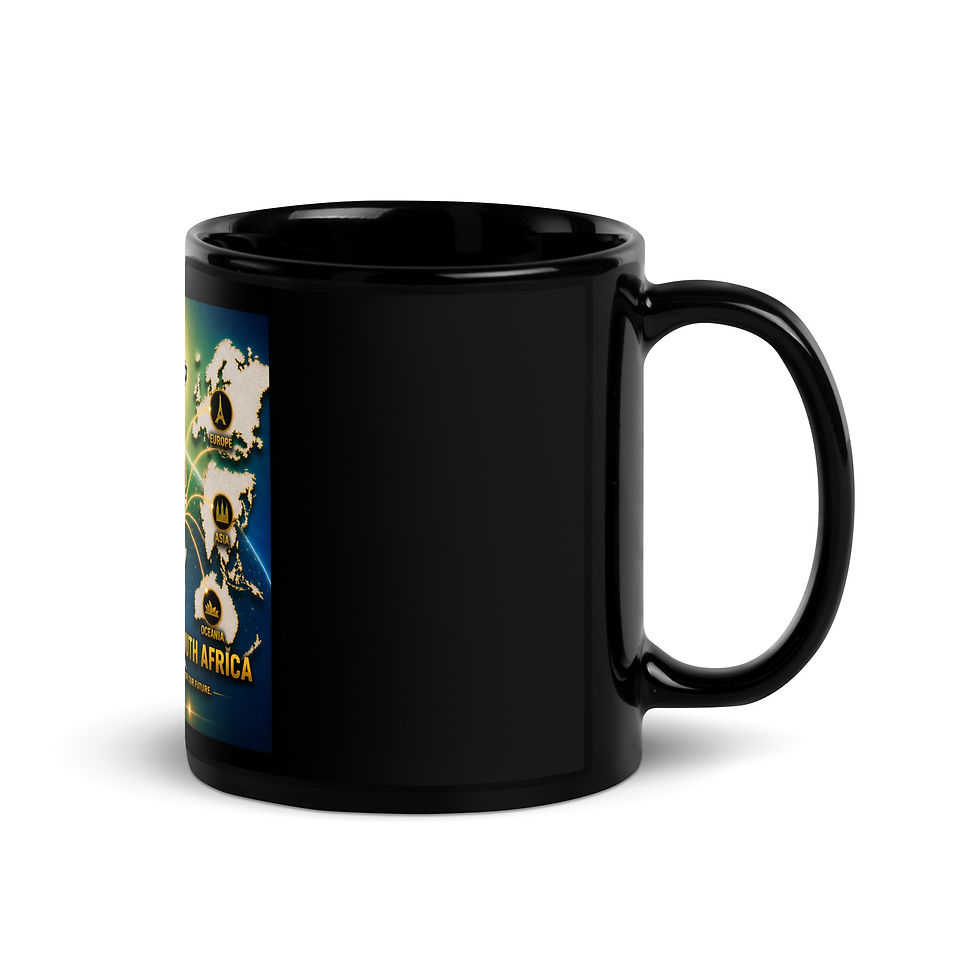 Thumbnail: Black Glossy Mug - South African Diaspora Agency