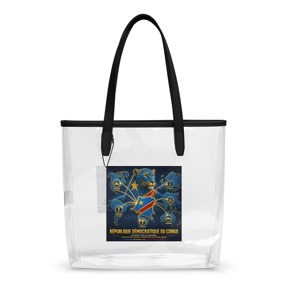 Thumbnail: Sac fourre-tout transparent - Agence Diaspora Congolaise (Kinshasa)