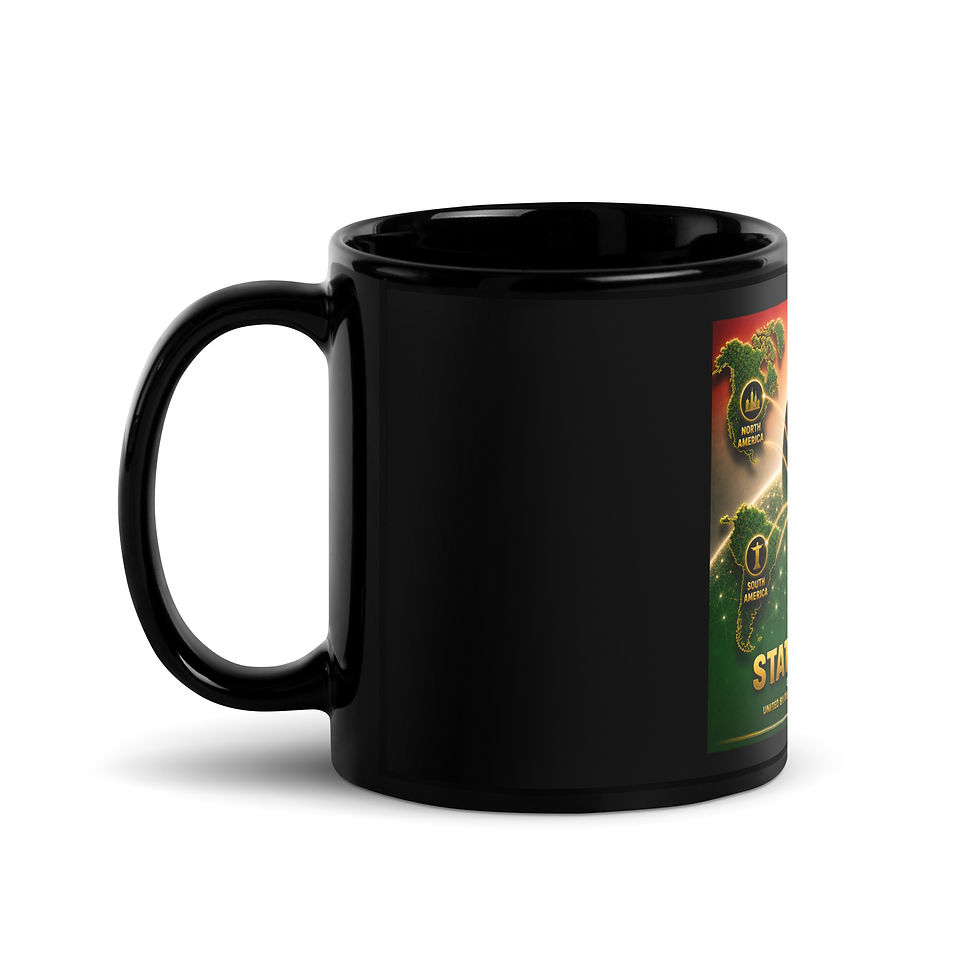 Thumbnail: Black Glossy Mug - Libyan Diaspora Agency