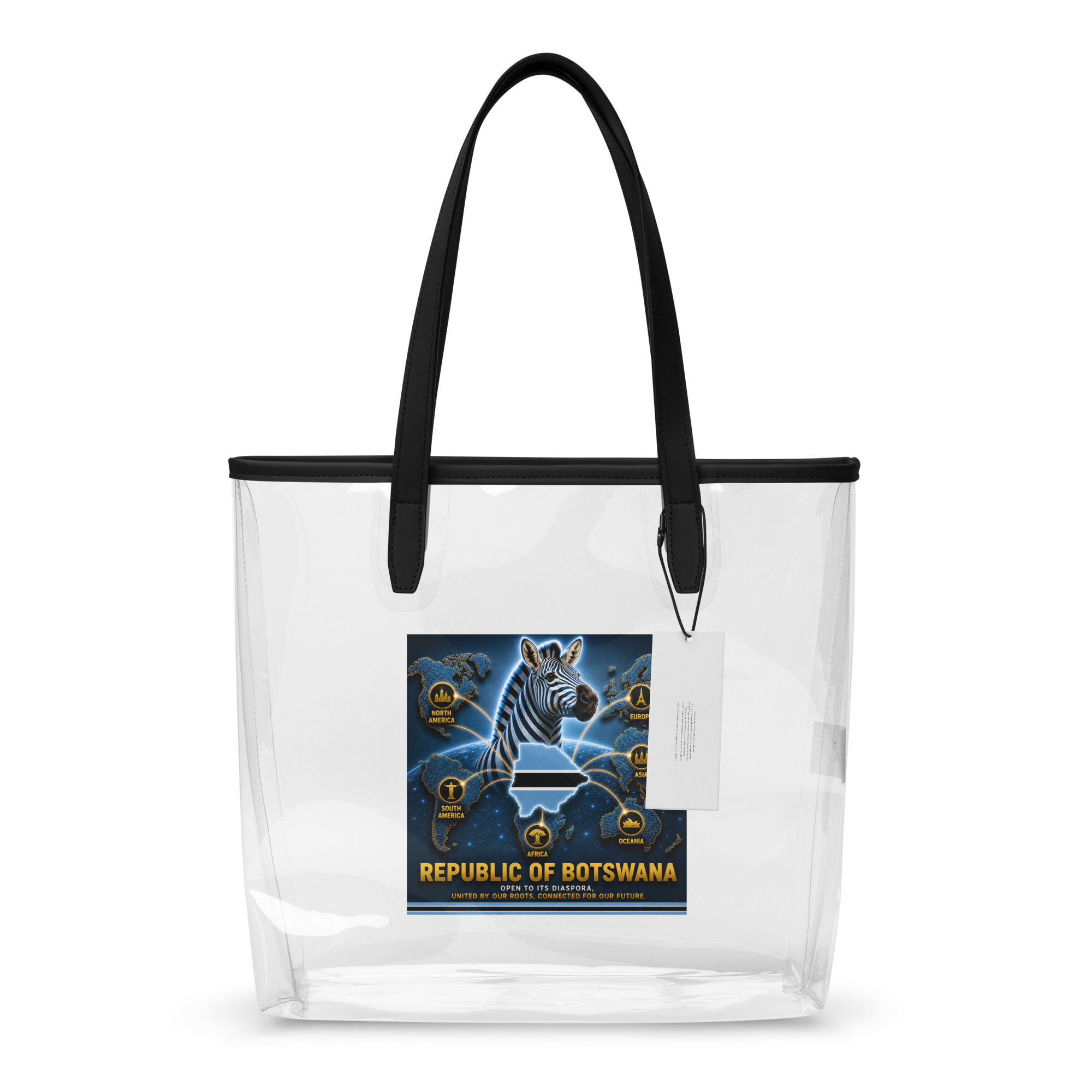 Clear tote bag - Botswana Diaspora Agency