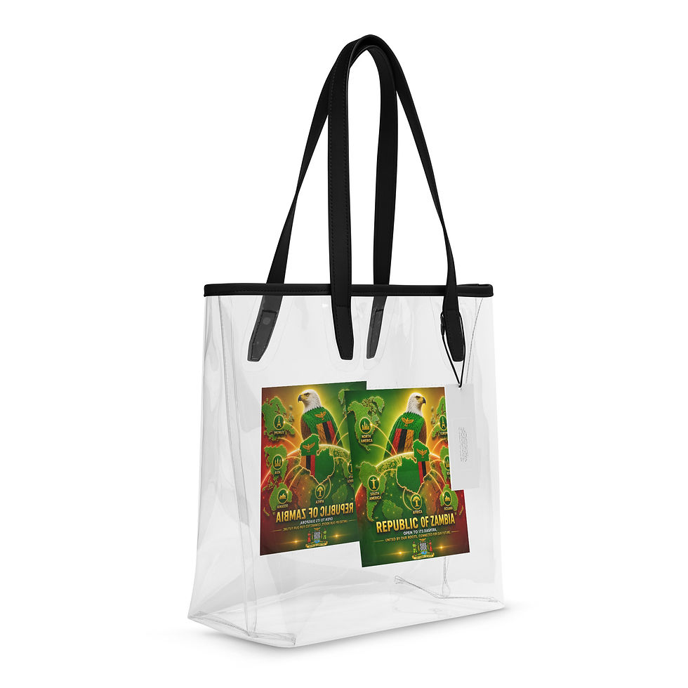 Thumbnail: Clear tote bag - Zambian Diaspora Agency