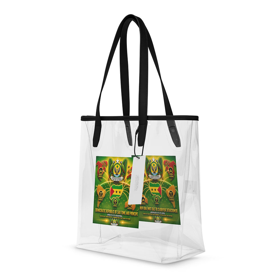 Thumbnail: Clear tote bag - São Toméan Diaspora Agency