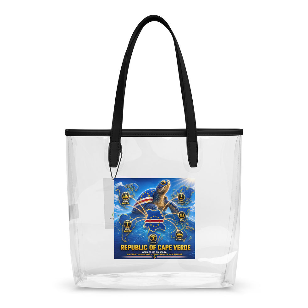 Thumbnail: Clear tote bag - Cape Verdean Diaspora Agency