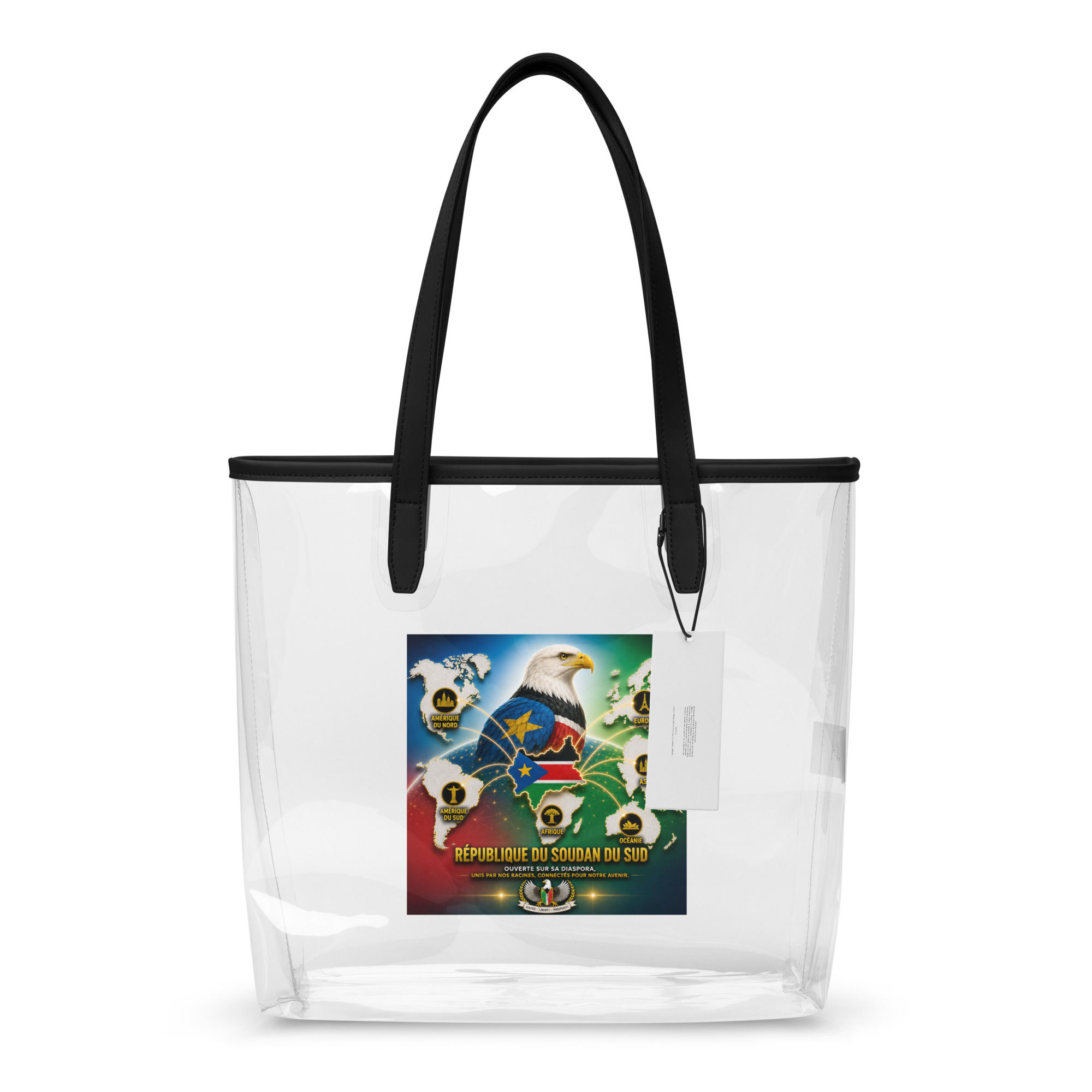 Sac fourre-tout transparent - Agence Diaspora Sud-Soudanaise