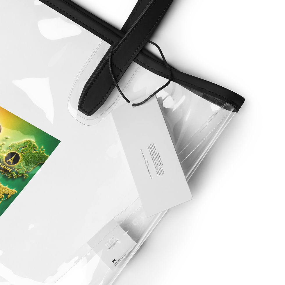 Thumbnail: Sac fourre-tout transparent - Agence Diaspora Mauricienne