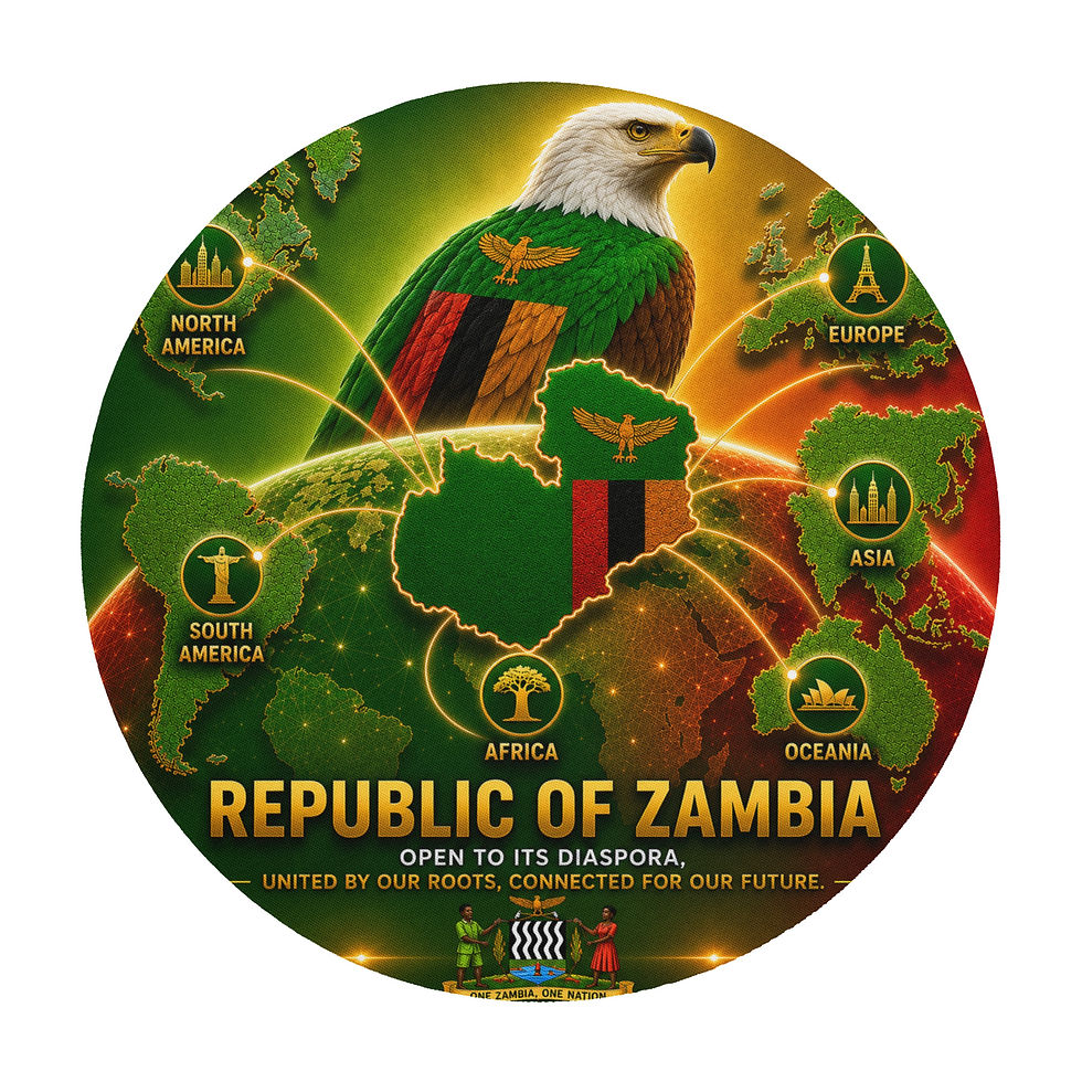 Thumbnail: Round mouse pad - Zambian Diaspora Agency