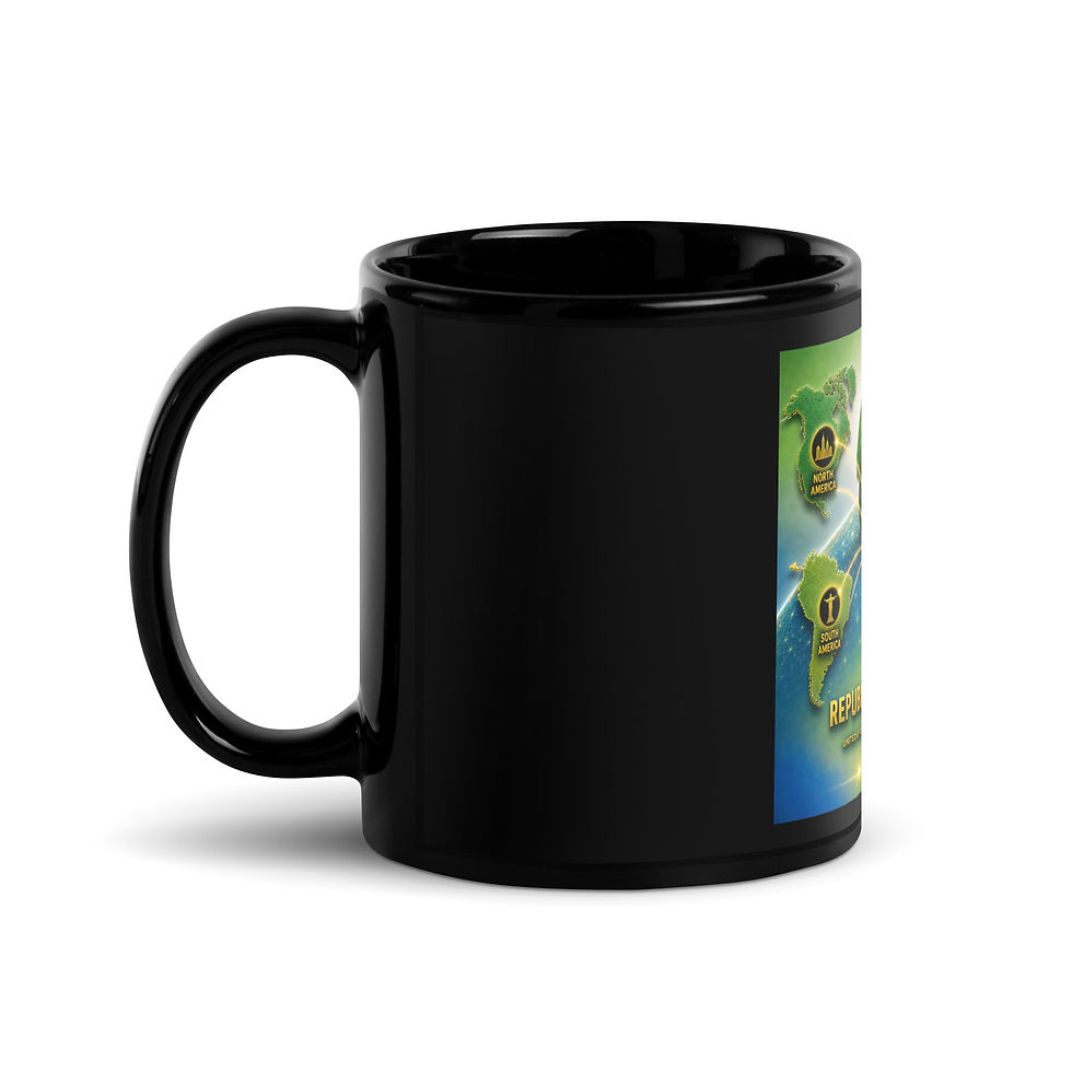 Thumbnail: Black Glossy Mug - Sierra Leonese Diaspora Agency