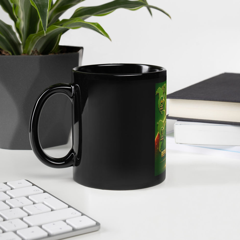 Thumbnail: Black Glossy Mug - Zambian Diaspora Agency 