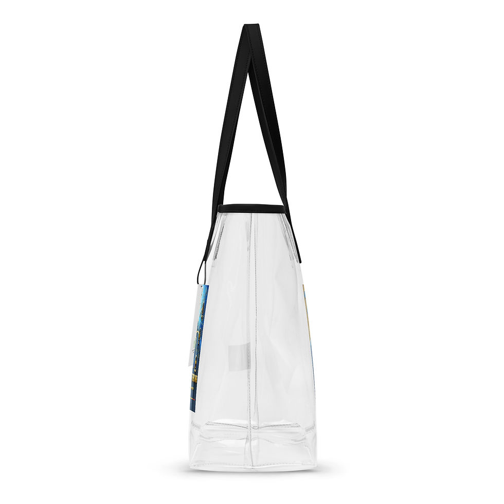 Thumbnail: Clear tote bag - Congolese Diaspora Agency (Kinshasa)