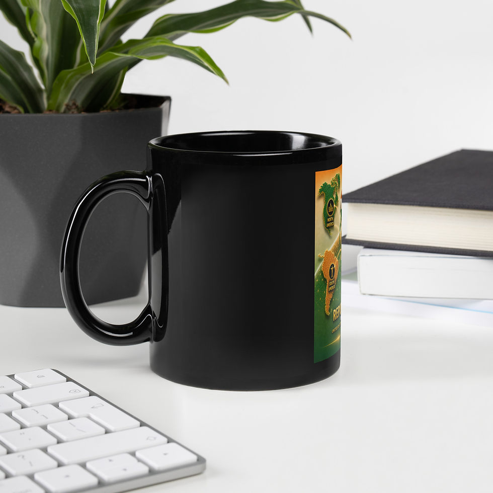 Thumbnail: Black Glossy Mug - Niger Diaspora Agency