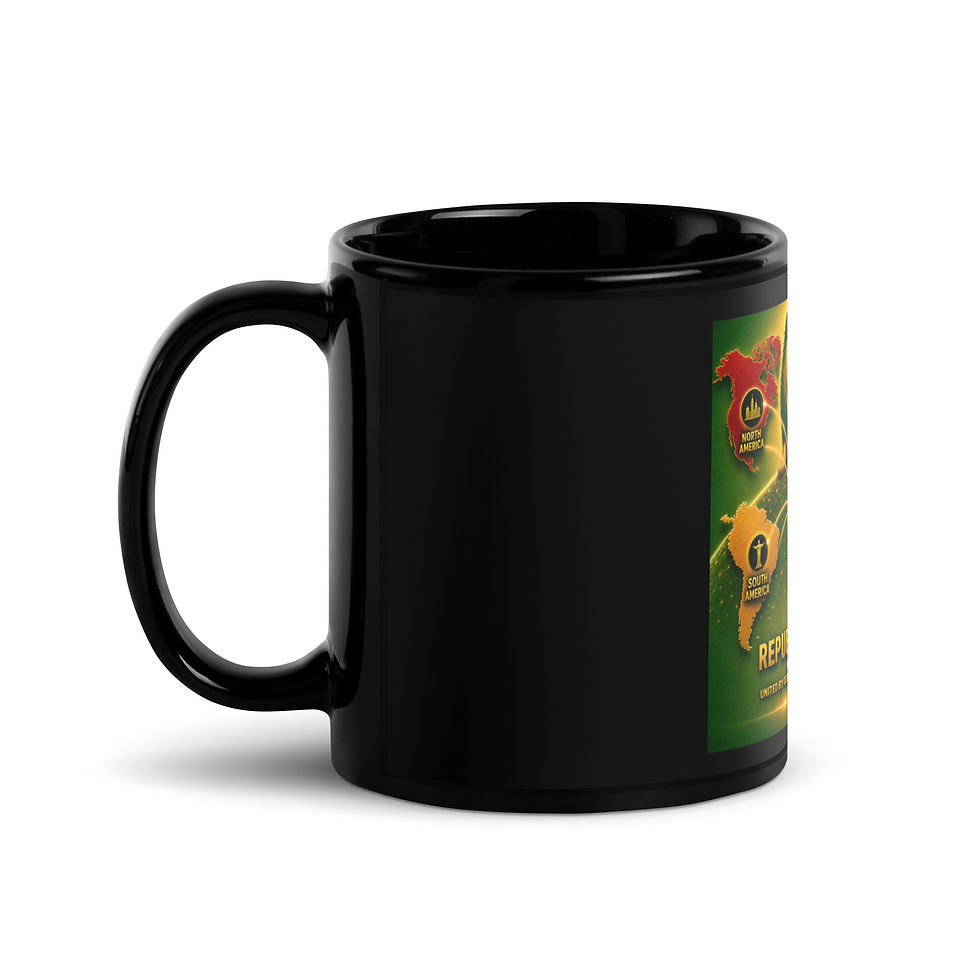 Thumbnail: Black Glossy Mug - Senegalese Diaspora Agency